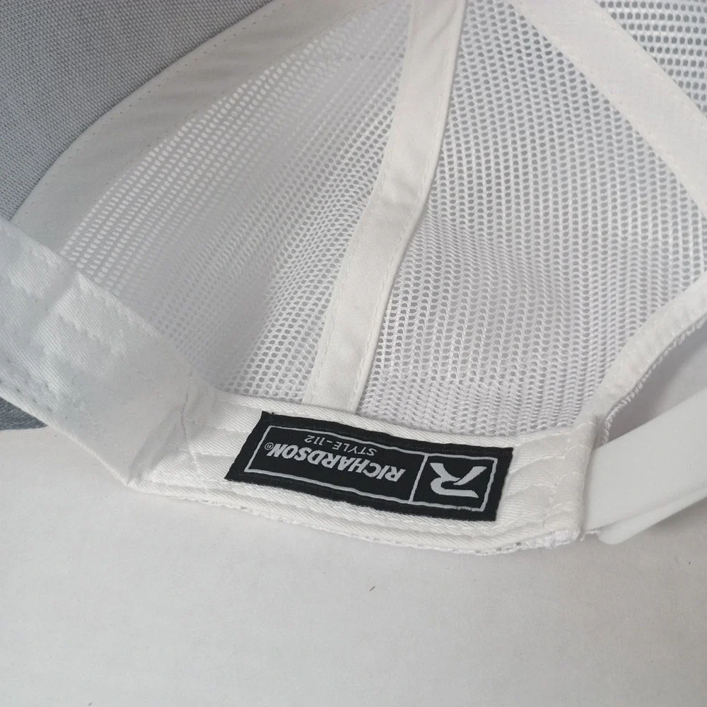 Richardson 112 Trucker Hat POP POP Leather Patch Polyester Snapback Baseball Cap